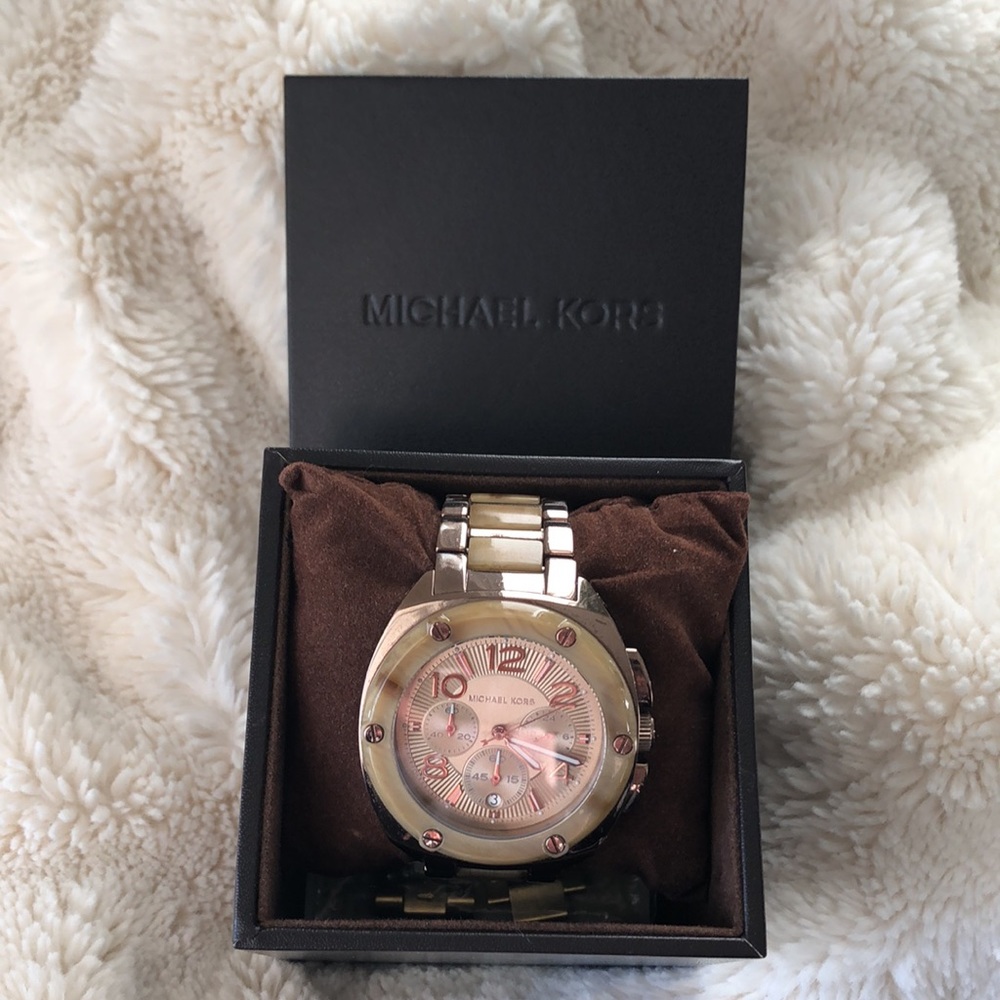 Michael Kors Tortoise Shell Watch